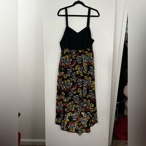High low skull dress size 18 from torrid